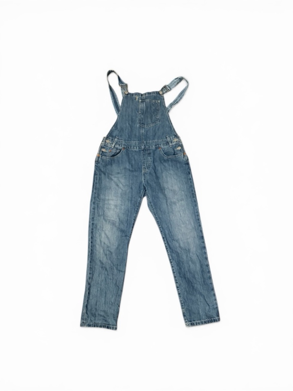 Levi's Light Wash Mom Denim Overalls
